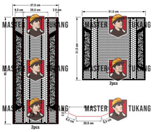 logo costum grill speaker