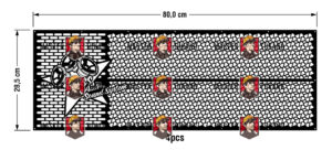 Grill speaker logo tulisan