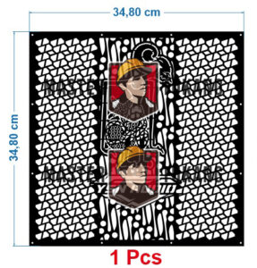 grill speaker desain wayang